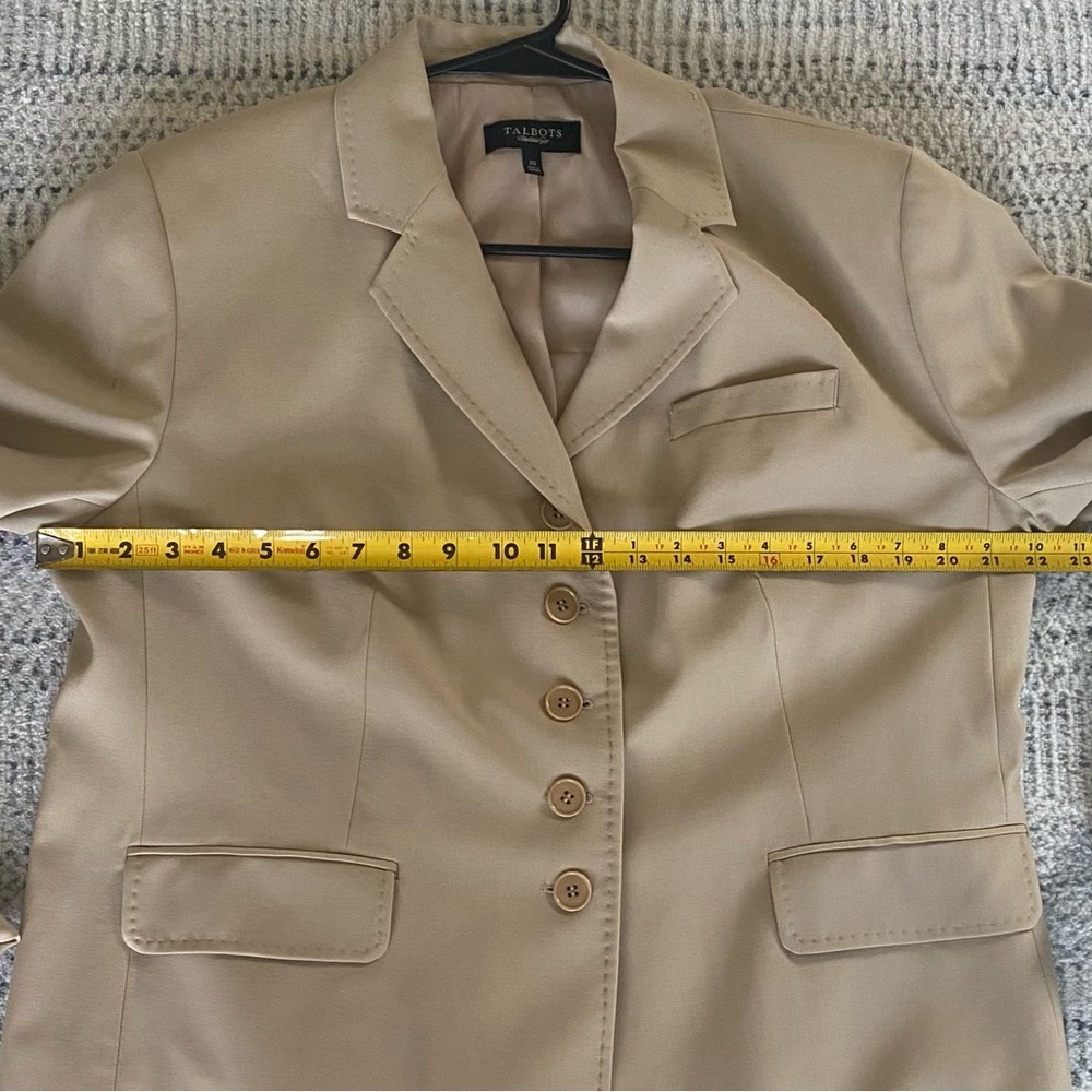 Talbots Wool Blend Blazer Tailored Fit - Picture 7 of 9